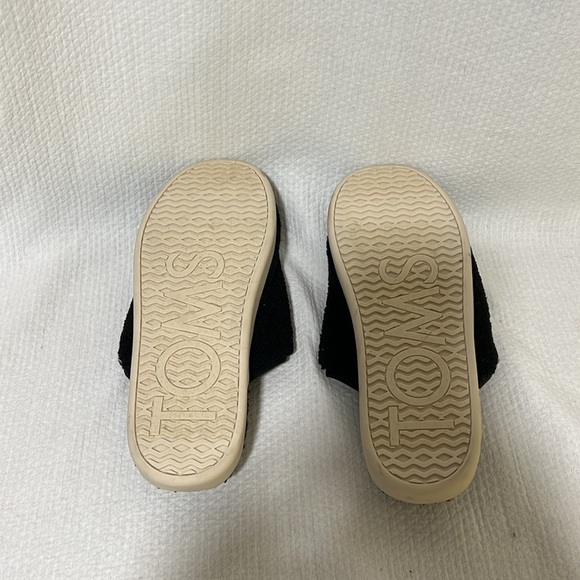 Tom’s Men’s black Melange Shearling Harbor Mule House‎ Slipper size 9 - Picture 8 of 12